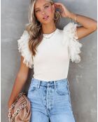 Top Charline blanc