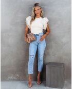 Top Charline blanc
