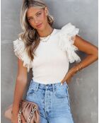 Top Charline blanc