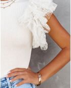 Top Charline blanc