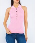 Top Capucine rose