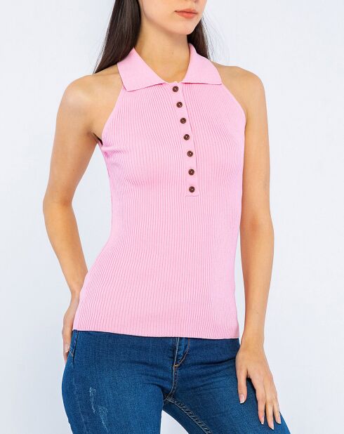 Top Capucine rose