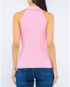 Top Capucine rose
