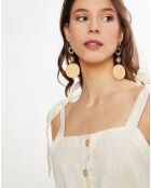 Robe 100% Lin Ritchie écrue