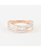 Bague Sarah Diamants 0.217 ct or rose