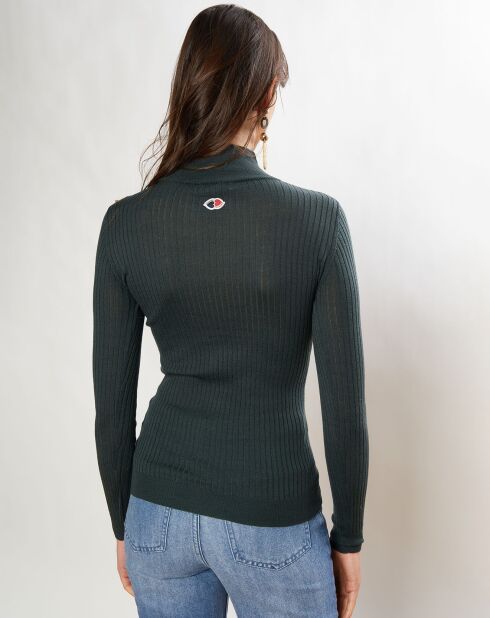 Pull en Laine mélangée Prestige vert foncé