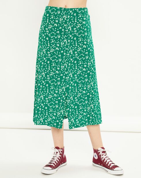 Dimora grüner bedruckter Rock