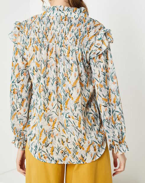 Top Mila rose/orange