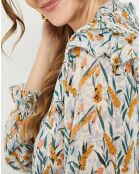 Top Mila rose/orange