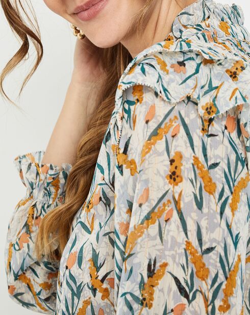 Top Mila rose/orange