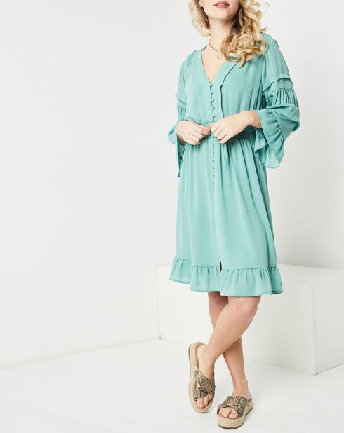 Robe Amandine verte