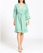 Robe Amandine verte