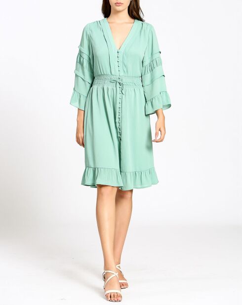 Robe Amandine verte