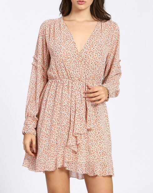 Robe courte Chloé beige