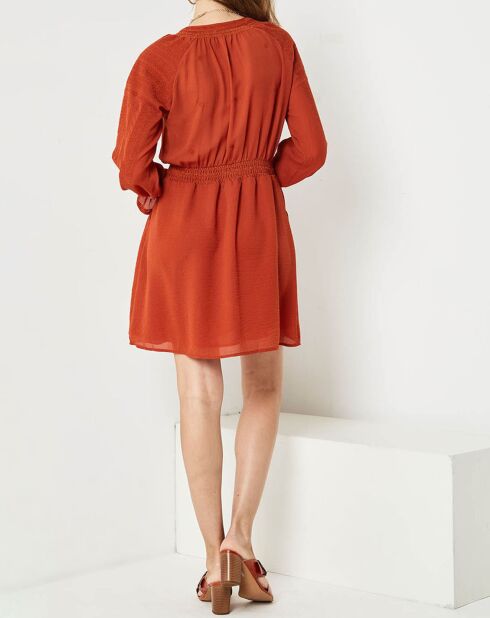 Robe Rosalie brique