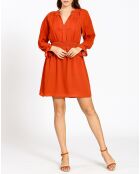 Robe Rosalie brique