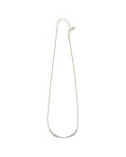 Collier en Argent doré à l'or fin, Perles en Cristal & Quartz