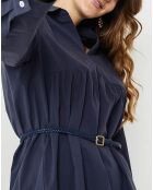 Robe Albane bleu marine