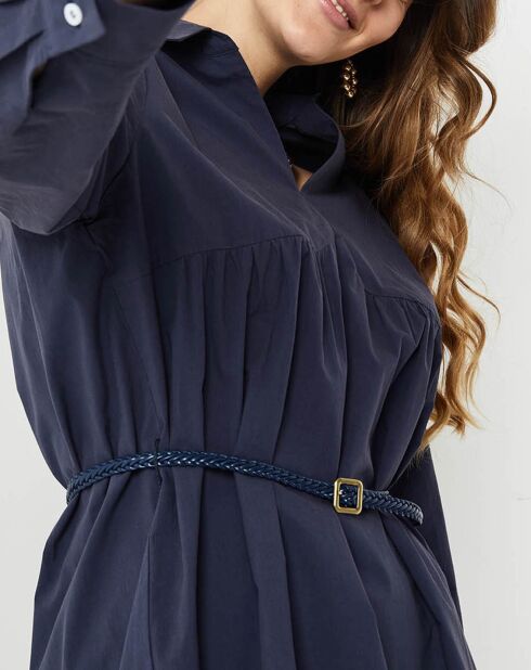 Robe Albane bleu marine