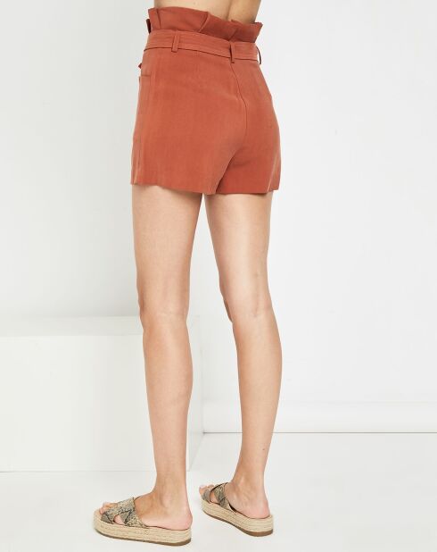 Short Léa brique