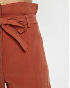 Short Léa brique