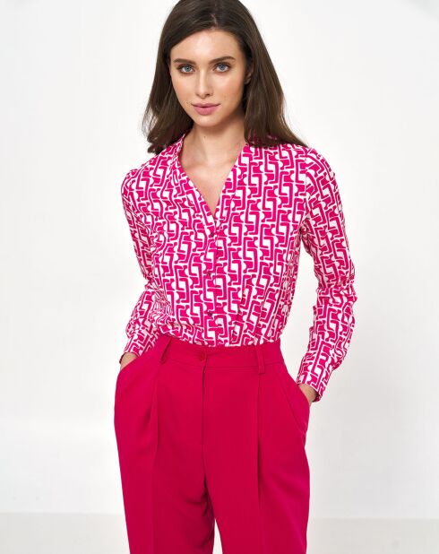Louise roze blouse