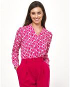 Louise roze blouse