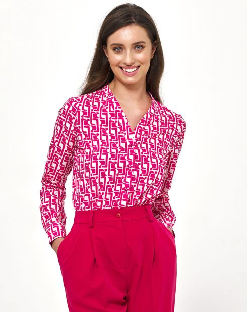 Louise roze blouse