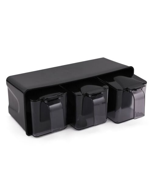 Set de pots à épices 4 pièces marron