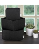 3 Organisateurs de bureau  noirs