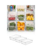 Set d'organisation pour réfrigérateur 3 pièces transparent - 20x32.5x7 cm