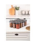 12 Boîtes de rangement  anthracite