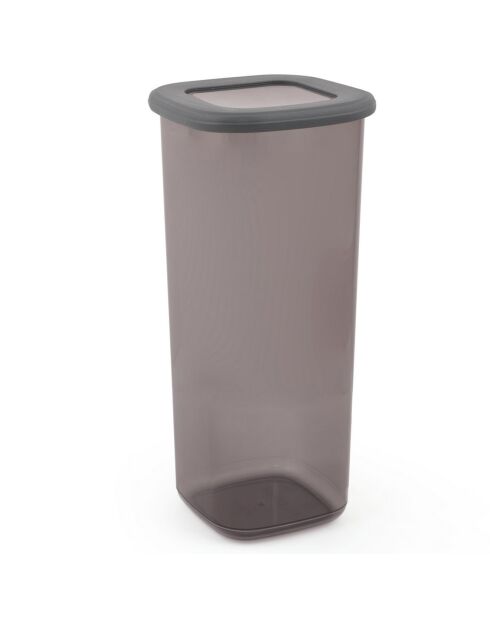 12 cajas de almacenamiento grises - 10x10x24,5 cm