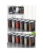 12 Boîtes de rangement  anthracite