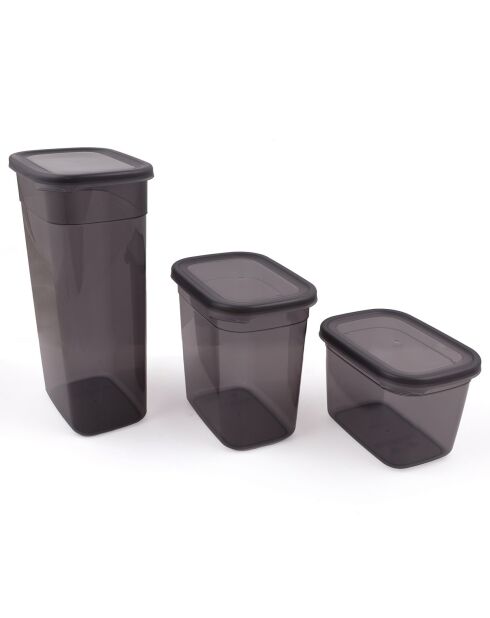 Caja de almacenamiento de 24 pulgadas, color antracita