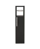 Mueble de baño antracita - 15x65x12 cm