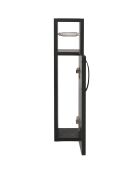 Mueble de baño antracita - 15x65x12 cm