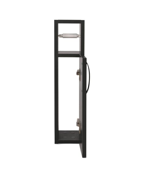 Anthrazitfarbener Badezimmerschrank - 15x65x12 cm