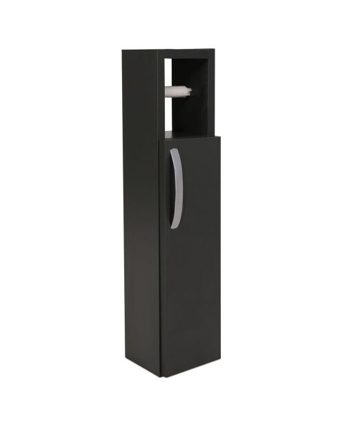 Anthrazitfarbener Badezimmerschrank - 15x65x12 cm