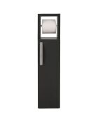 Mueble de baño antracita - 15x65x12 cm