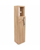 Armoire de salle de bain chêne - 15x65x12 cm
