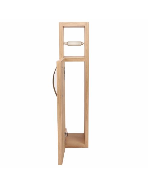 Badezimmerschrank aus Eichenholz - 15x65x12 cm