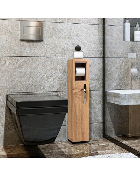 Armoire de salle de bain chêne - 15x65x12 cm