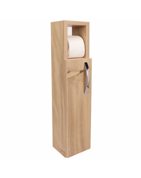 Badezimmerschrank aus Eichenholz - 15x65x12 cm