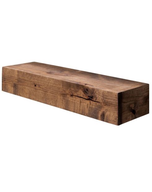 Etagère murale noyer - 15x60x9 cm