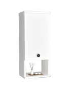 Weißer Badezimmerschrank - 30x71x21,8 cm
