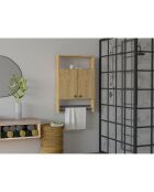 Mueble de baño marrón - 60x87x15 cm