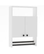 Armoire de salle de bain blanche - 60x87x15 cm