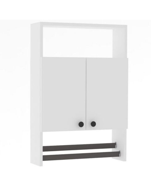 Armoire de salle de bain blanche - 60x87x15 cm