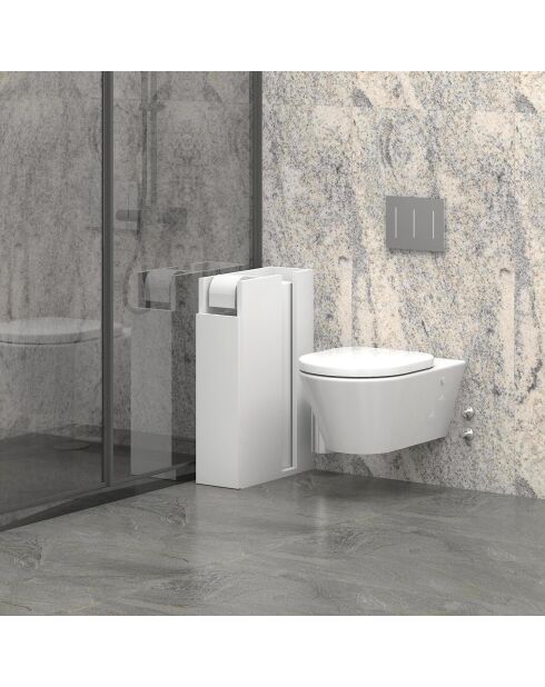Mueble de baño blanco - 42x66x17 cm